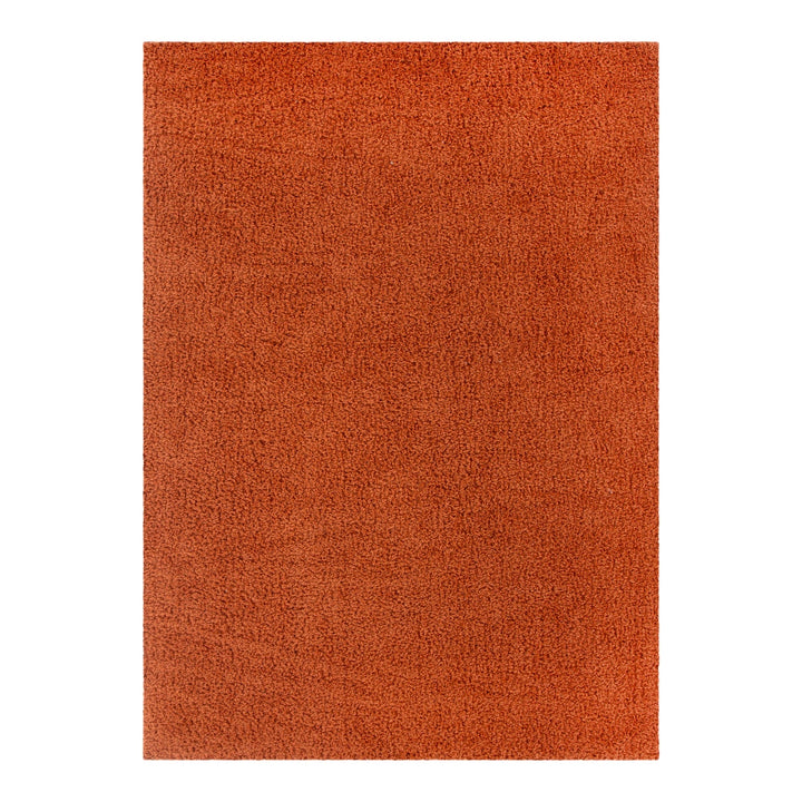 Lune Shaggy Terracotta Rug — 40mm pile, terracotta