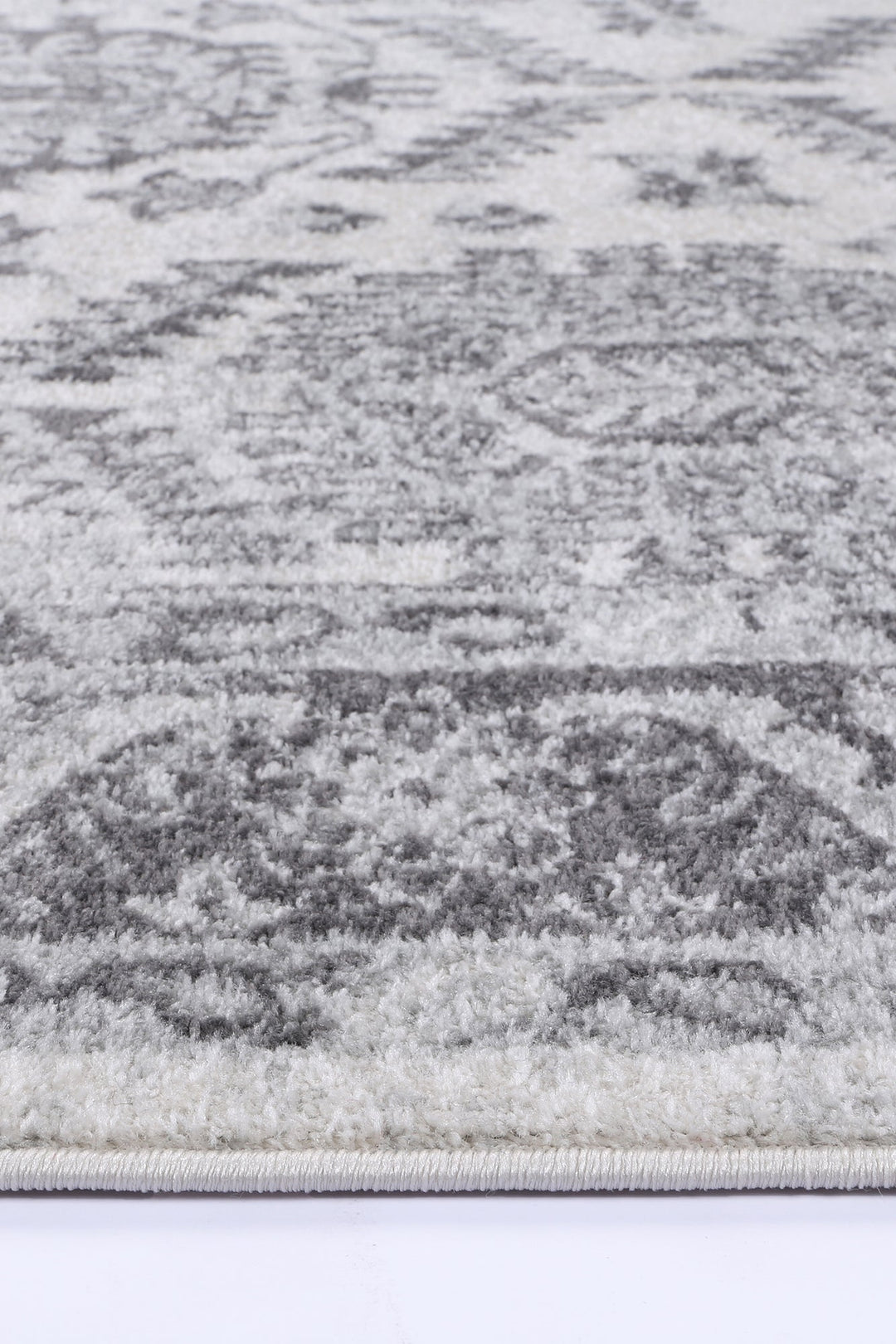 Provence Cosquer Cream Grey Traditional Rug - PROV03