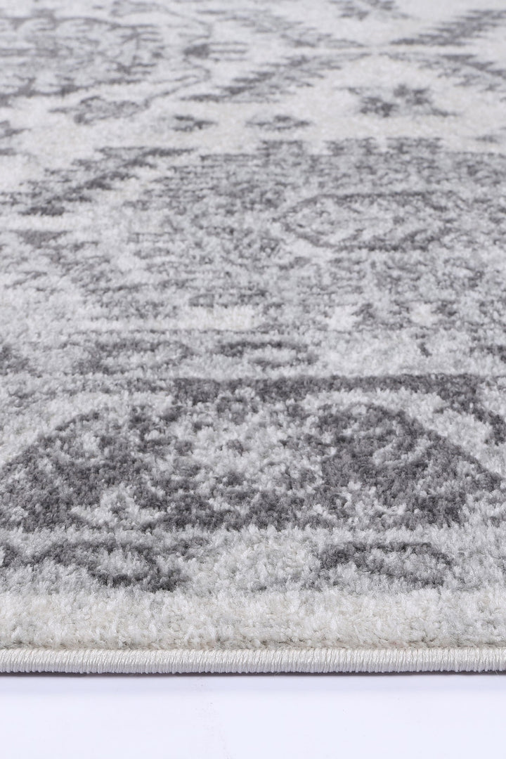 Provence Cosquer Cream Grey Traditional Rug - PROV03