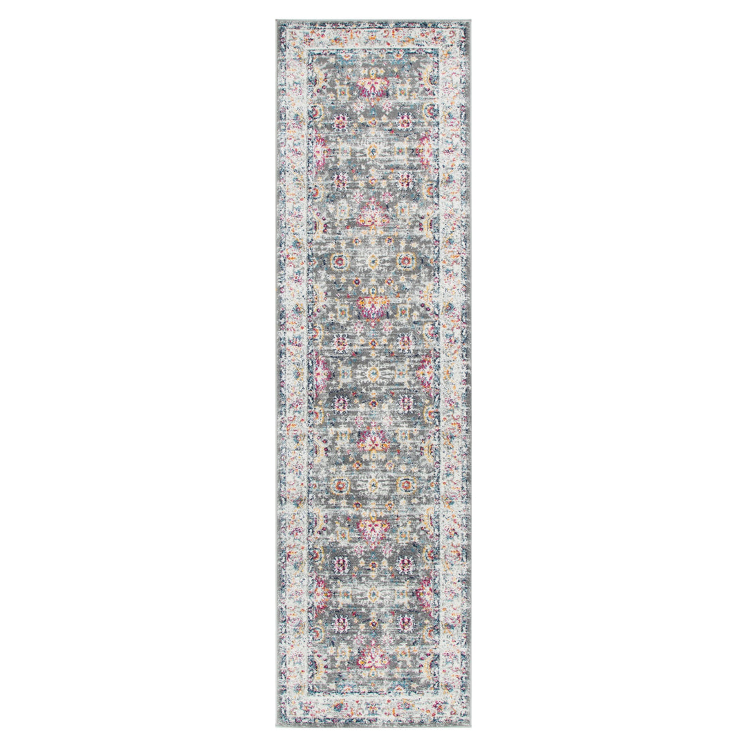 Provence Somerset Grey Multi Traditional Rug - PROV19