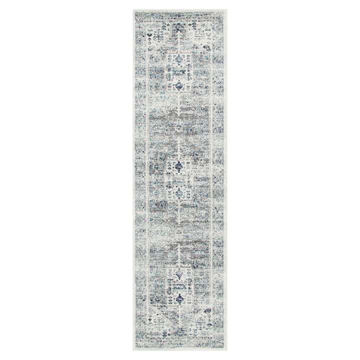 Provence Celts Cream Blue Traditional Rug - PROV14