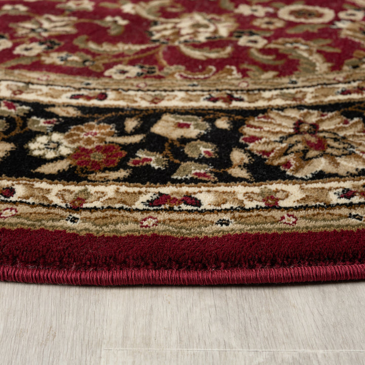 Royal 524 Red Round Rug