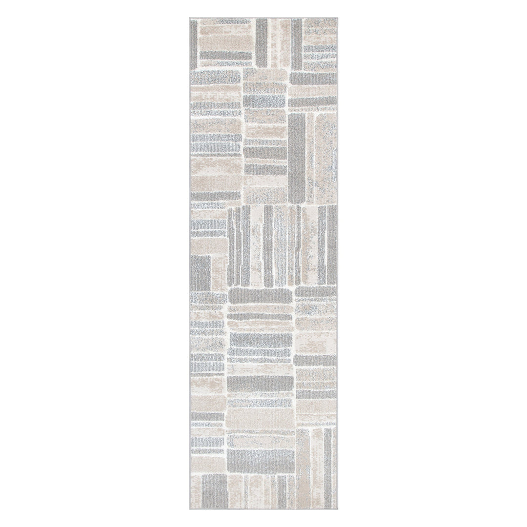 Santana Tetris Neutral Rug - SANTA04