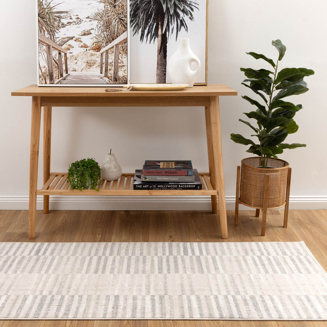 Santana Lines Neutral Rug - SANTA08