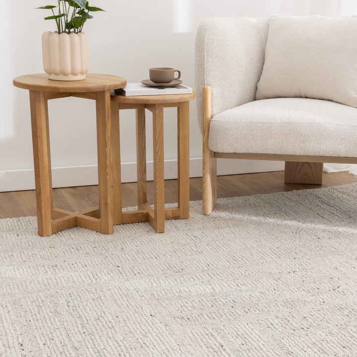 Seren Silver - Premium Modern Wool Rugs Australia