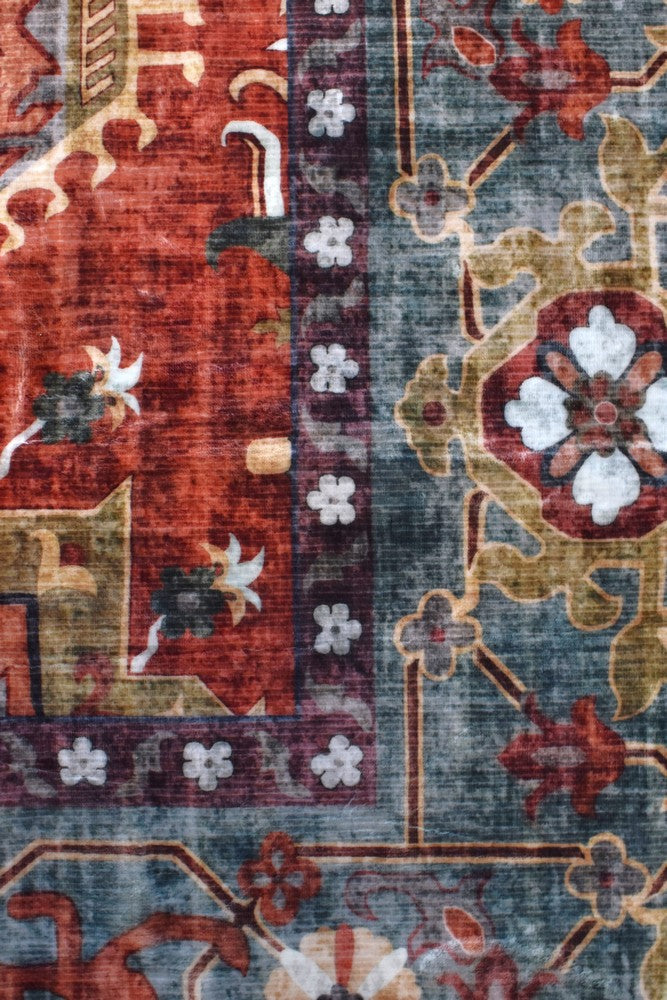 Luna Damascus Washable Rug