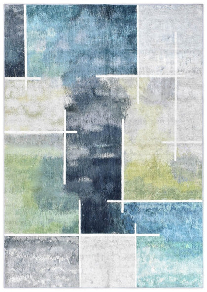 Luna Jade Stone Washable Rug