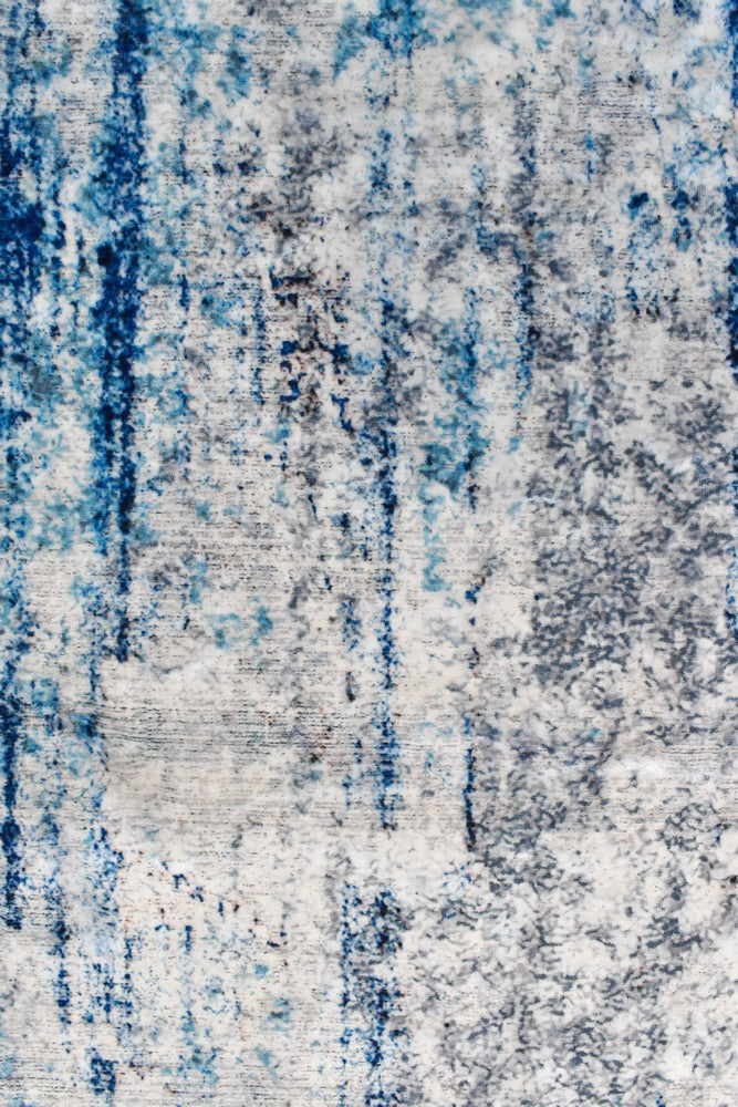 Luna Ocean Blue Washable Rug