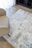 Luna Ocean Blue Washable Rug