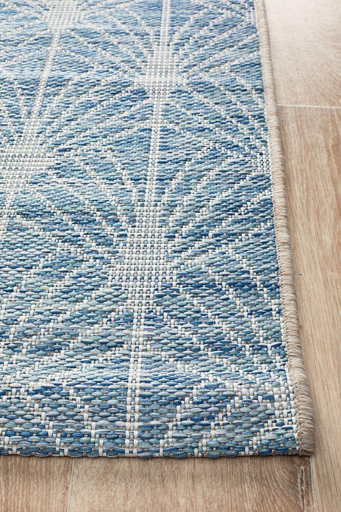 Alfresco Deck 5502 Blue Runner Rug