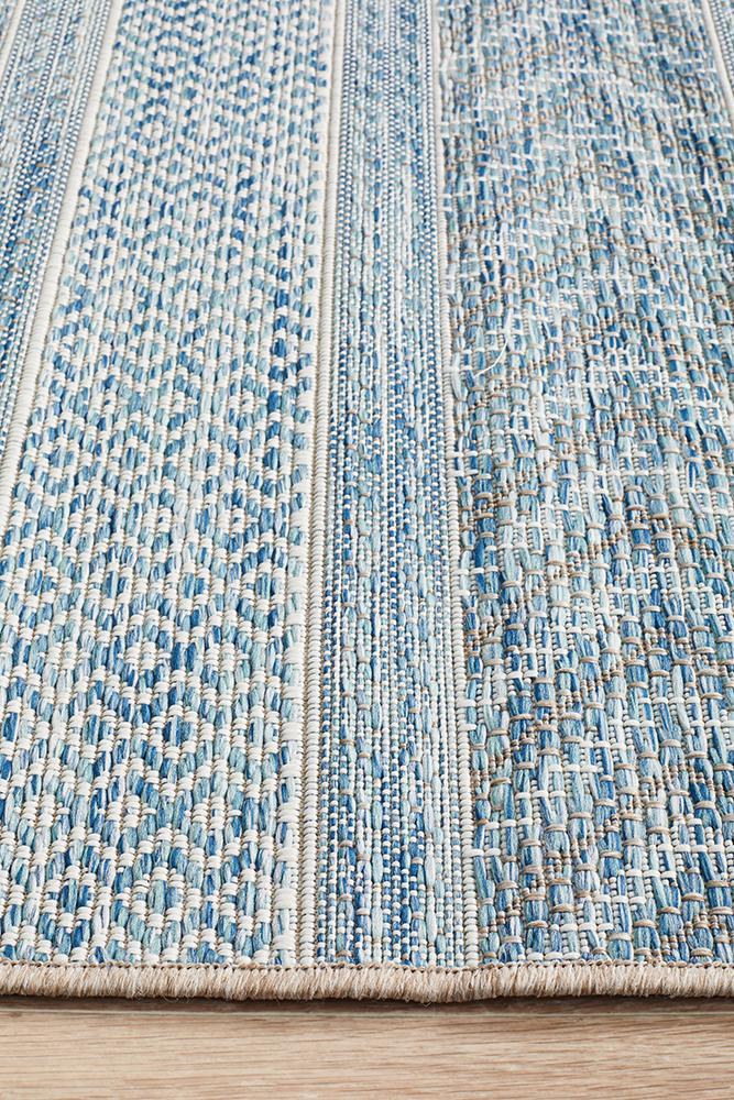 Alfresco Deck 5505 Blue Runner Rug