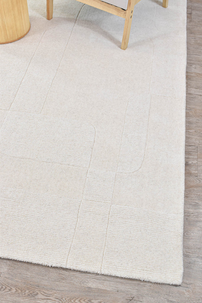 Montana Velvet Ivory Wool Rug