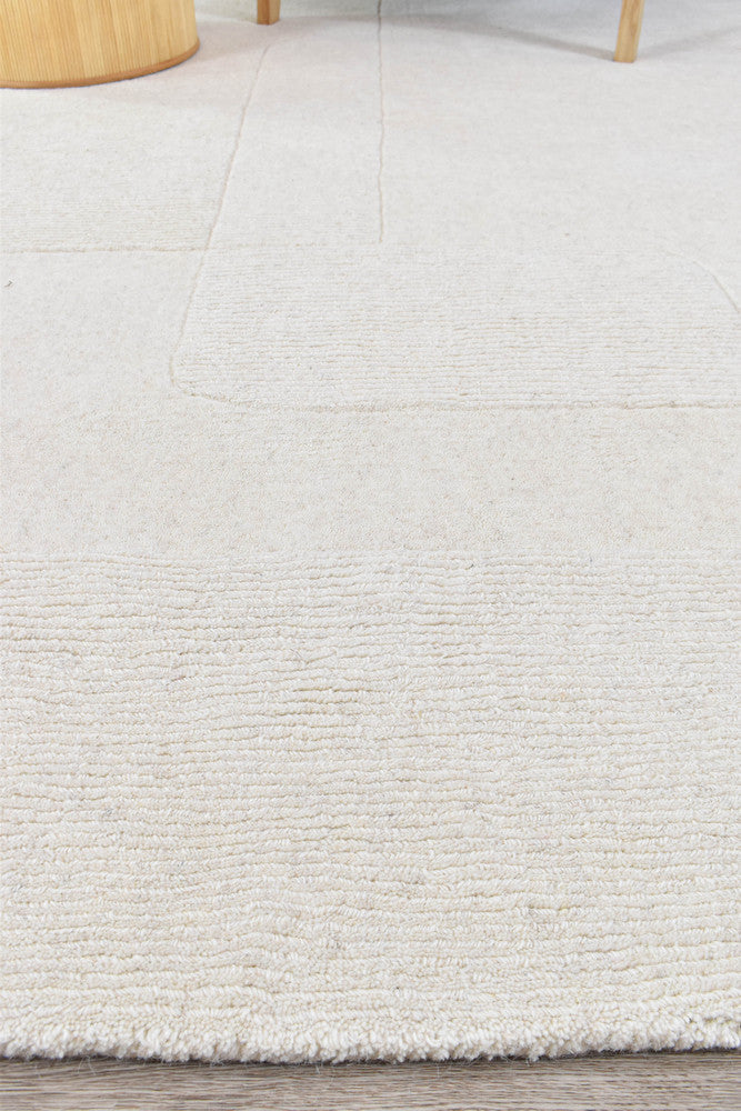 Montana Velvet Ivory Wool Rug