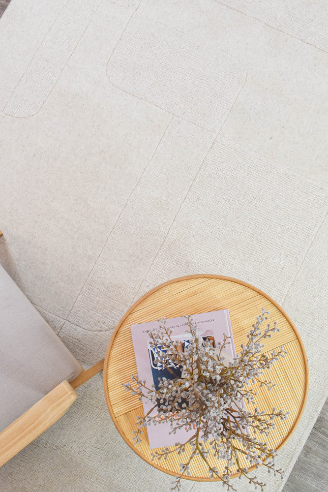 Montana Velvet Ivory Wool Rug