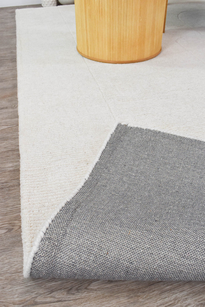 Montana Velvet Ivory Wool Rug