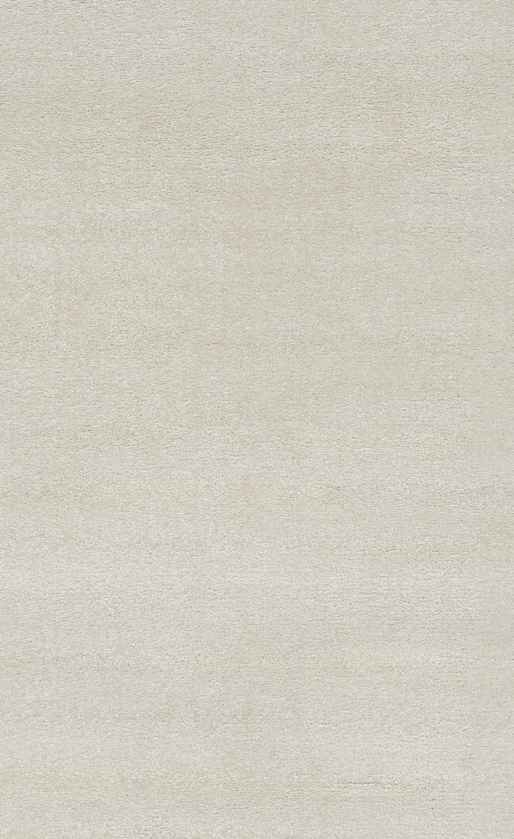 Texture close-up of beige rug.