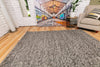 Dasha Dark Grey Wool Rug