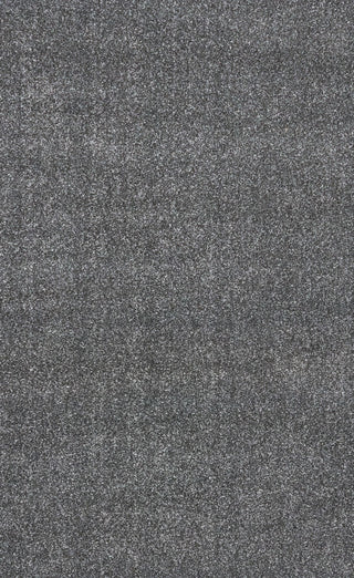 Detailed texture close-up of a grey rug surface.