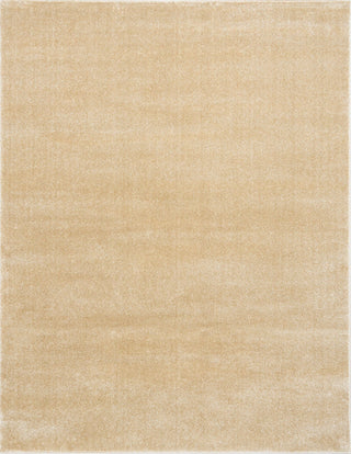 Beige rug full-frame image highlighting its even tone.