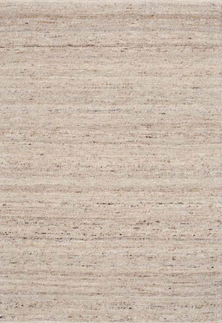 Top view of a beige textured rug with subtle variations in tone.