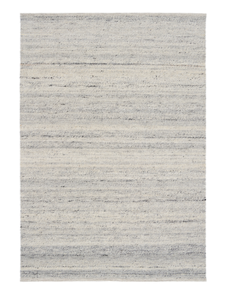 Isolated product image of silver rug on white background.