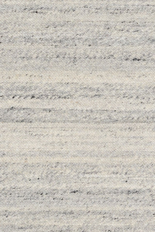 Swatch sample of silver rug showing texture and color details.