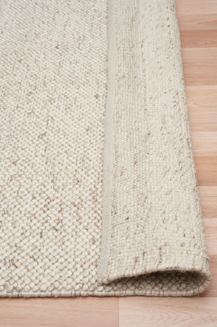 Lunar Almond Wool Rug