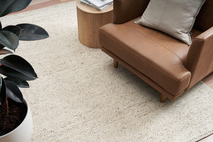 Lunar Almond Wool Rug