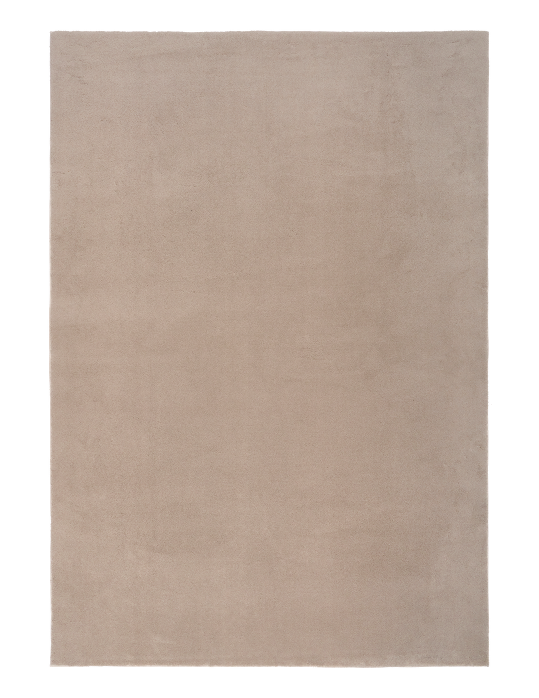 A flat clay rug with clean edges shown in a top-down view.