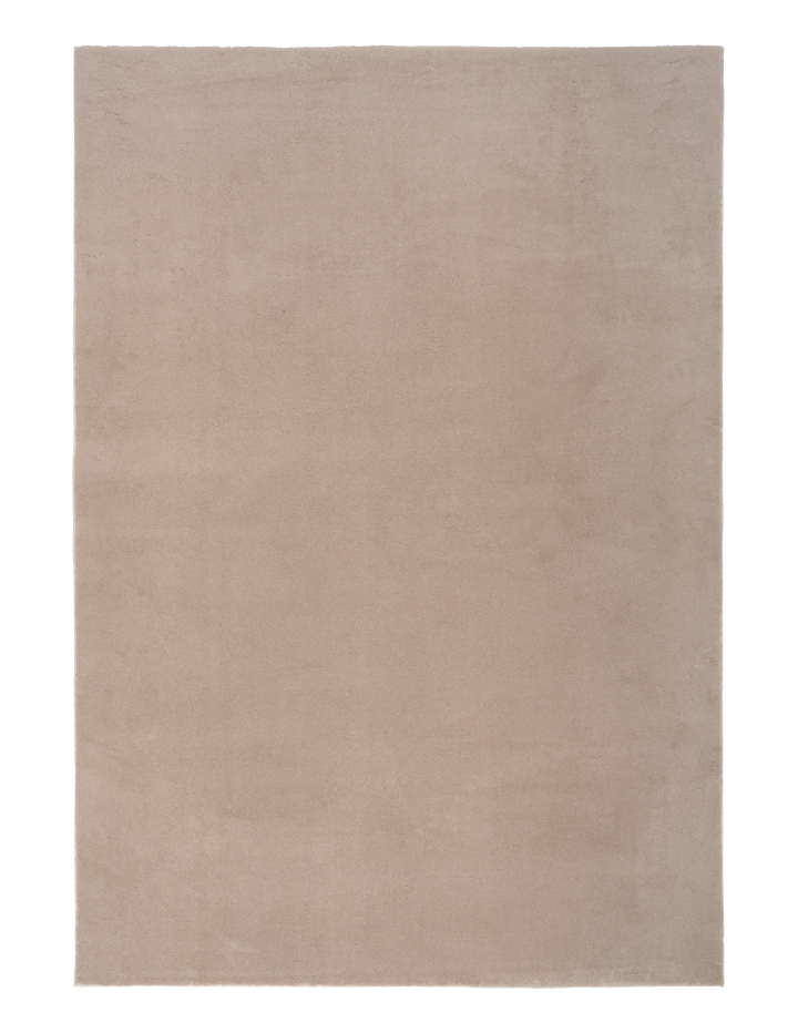 A flat clay rug with clean edges shown in a top-down view.