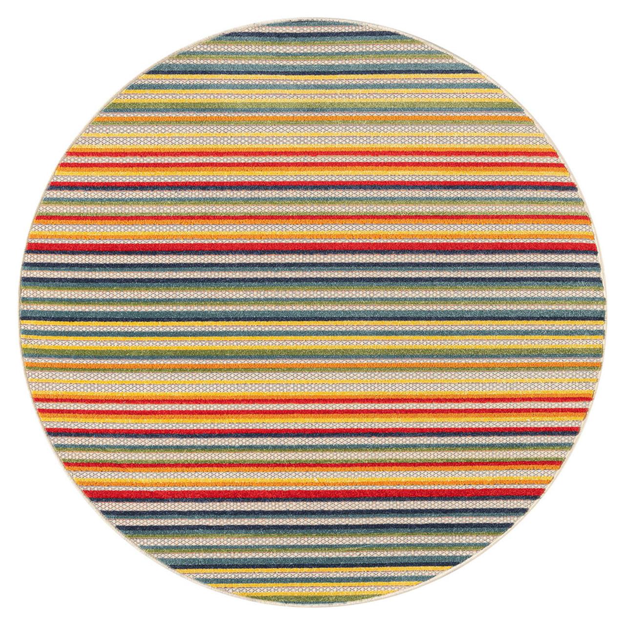 Idyll 530 Multi Round Outdoor Rug