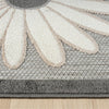 Idyll 537 Silver Round Outdoor Rug