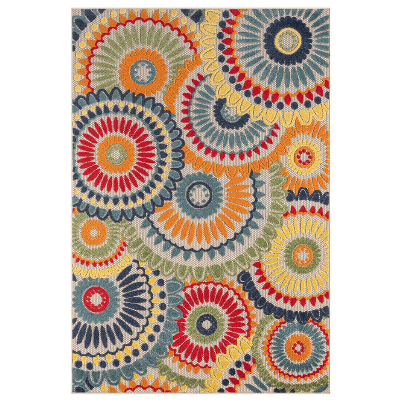 Idyll 538 Multi Outdoor Rug