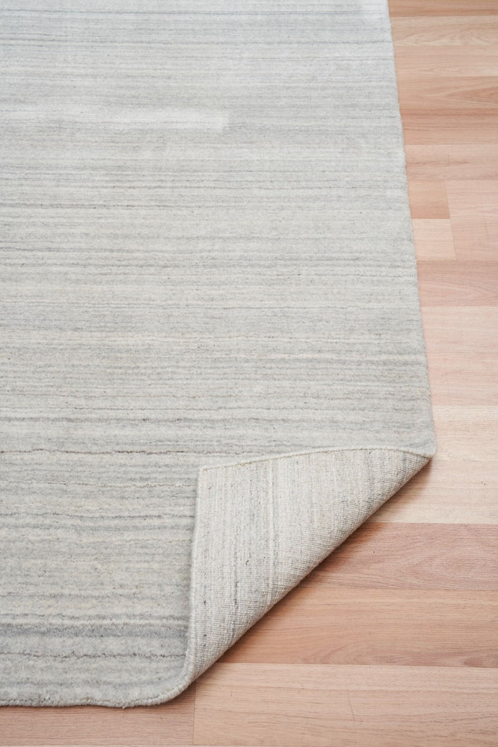Oxford Light Grey Wool Rug