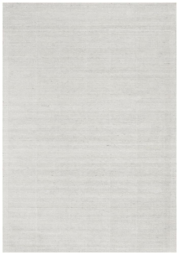 Allure Sky rug corner detail highlighting premium cotton rayon construction
