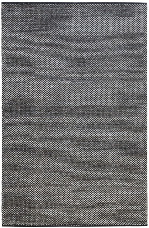 CHENNAI Black Natural Wool Rug