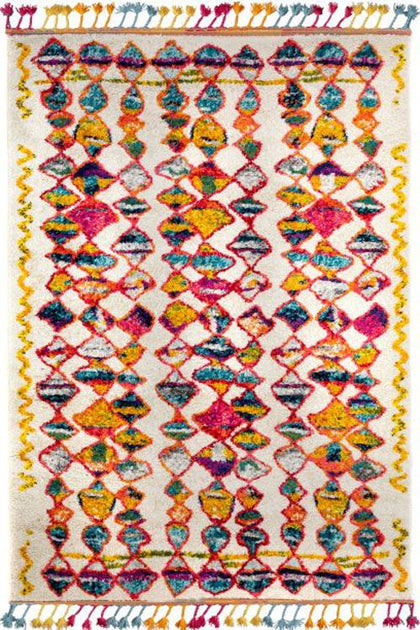 Kasach 2187 Cream Pink Rug