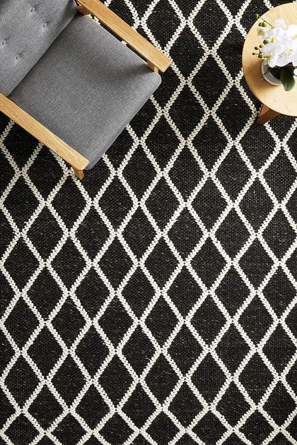 Huxley Black Rug