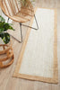Noosa 333 White Natural Runner Rug