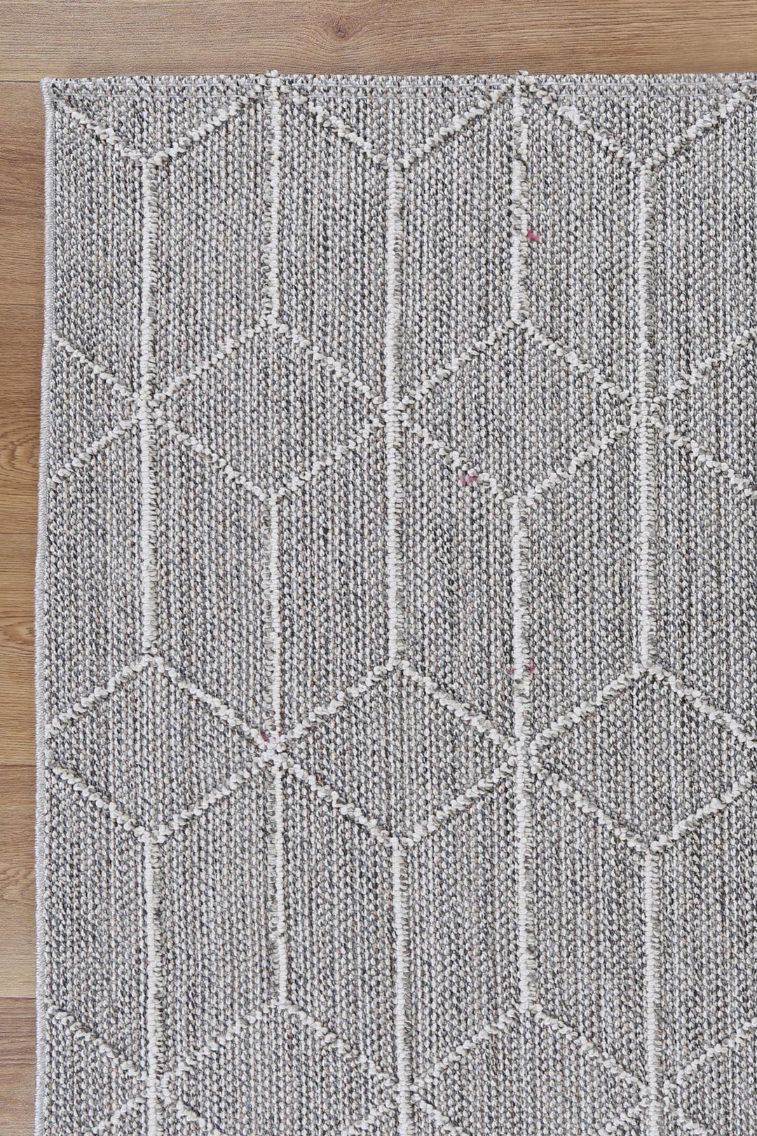 Villa Totori Ash Geometric Flatweave Rug