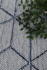 Villa Greenslade Charcoal Geometric Flatweave Rug