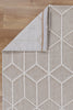 Villa Maemae Beige Geometric Flatweave Rug