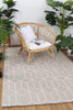 Villa Maemae Beige Geometric Flatweave Rug