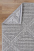 Villa Vouza Grey Geometric Flatweave Rug