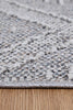 Villa Vouza Grey Geometric Flatweave Rug