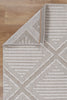 Villa Kenilorea Beige Geometric Flatweave Rug