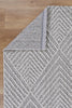 Villa Kini Grey Geometric Flatweave Rug