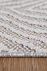 Villa Onika Beige Geometric Flatweave Rug