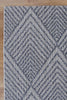 Villa Naka Charcoal Geometric Flatweave Rug