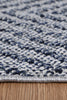 Villa Naka Charcoal Geometric Flatweave Rug